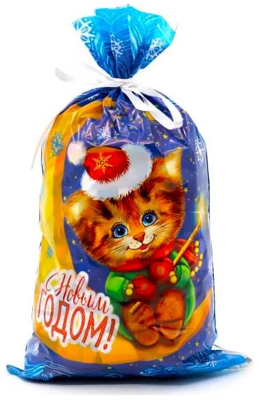 картинка Подарок новогодний, 600 гр, пакет, "Маленький волшебник", 06-08 от магазина Альфанит в Кунгуре