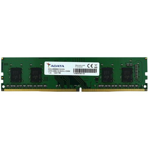 картинка Модуль памяти DIMM 8 GB, A-Data, DDR4, 2666 МГц, AD4U26668G19-SGN от магазина Альфанит в Кунгуре