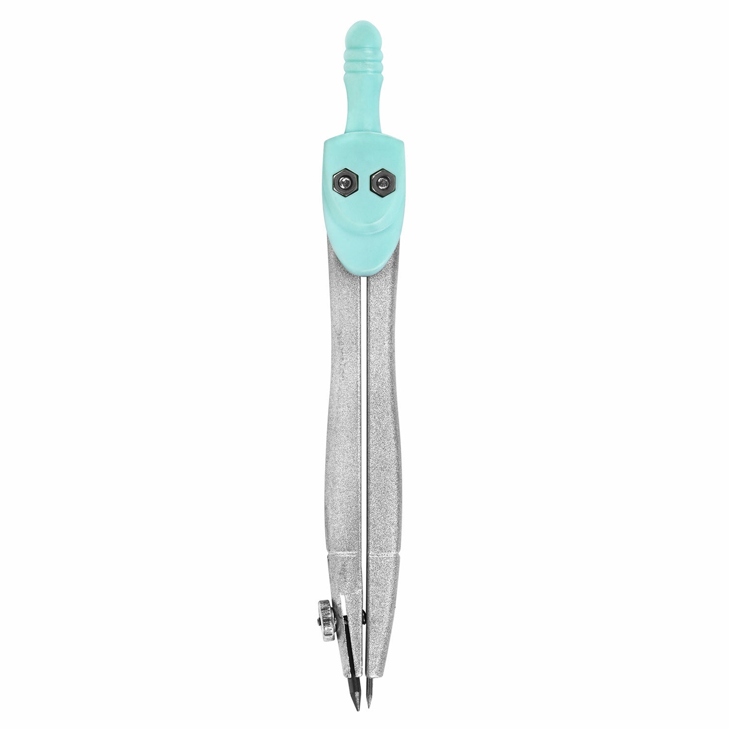картинка Готовальня 11 предметов, мятный, пластиковый футляр, "School Kit", BRAUBERG, 210706 от магазина Альфанит в Кунгуре