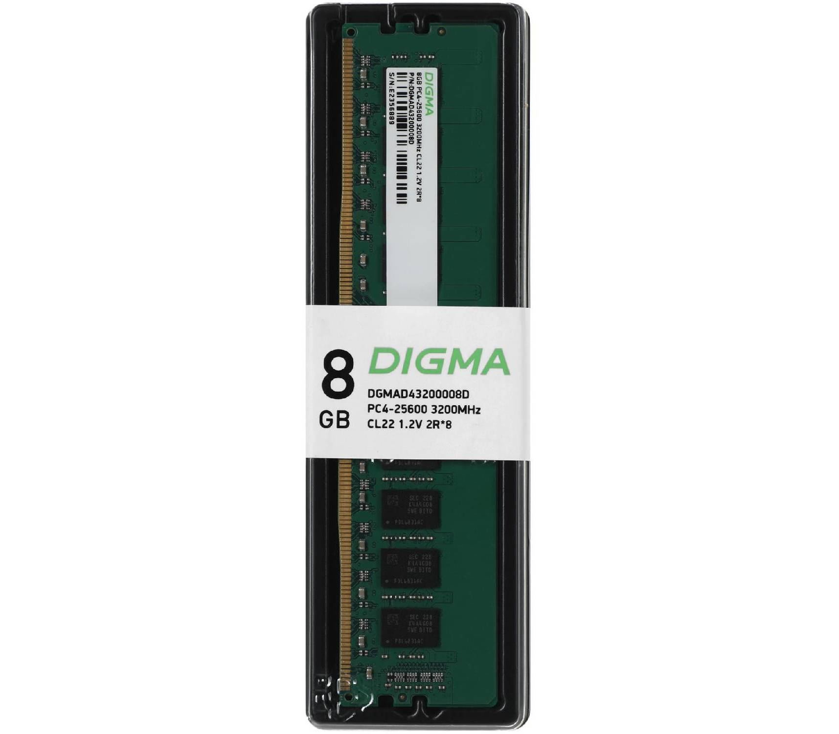 Digma ddr4 8gb. Digma dgmad43200016s.