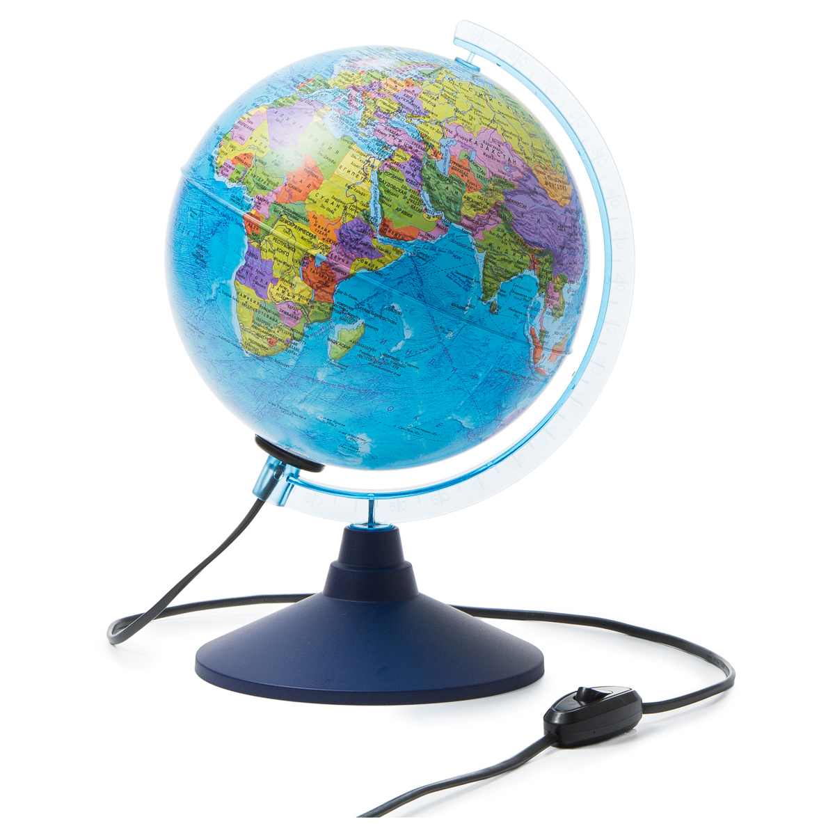 картинка Глобус политический, 25 см, с подсветкой, на подставке, "Интерактивный", Globen, INT12500304 от магазина Альфанит в Кунгуре