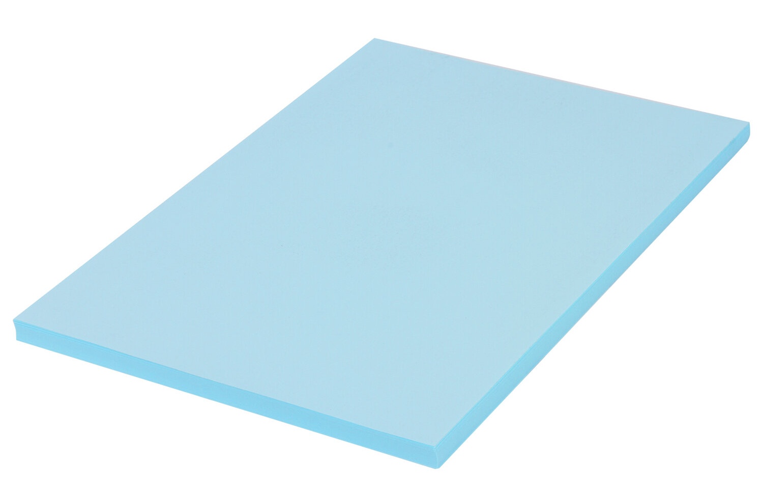 картинка Бумага офисная цветная, А4, 100 л, 80 г/м2, голубая пастель, BRAUBERG, 112445 от магазина Альфанит в Кунгуре