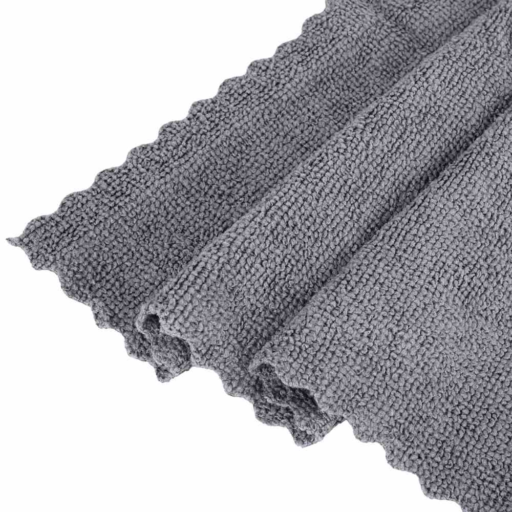 картинка Салфетки из микрофибры, 10 шт, 30*30, 180 г/м2, ассорти, "Gray & Black", LAIMA, 700610 от магазина Альфанит в Кунгуре