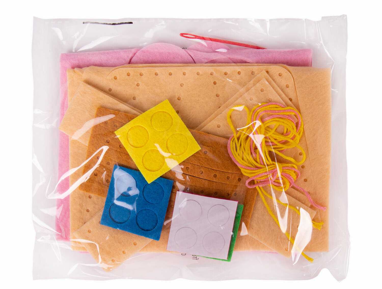 картинка Набор для создания сумки из фетра, 12*16 см, "Кексик", Юнландия, 664495 от магазина Альфанит в Кунгуре
