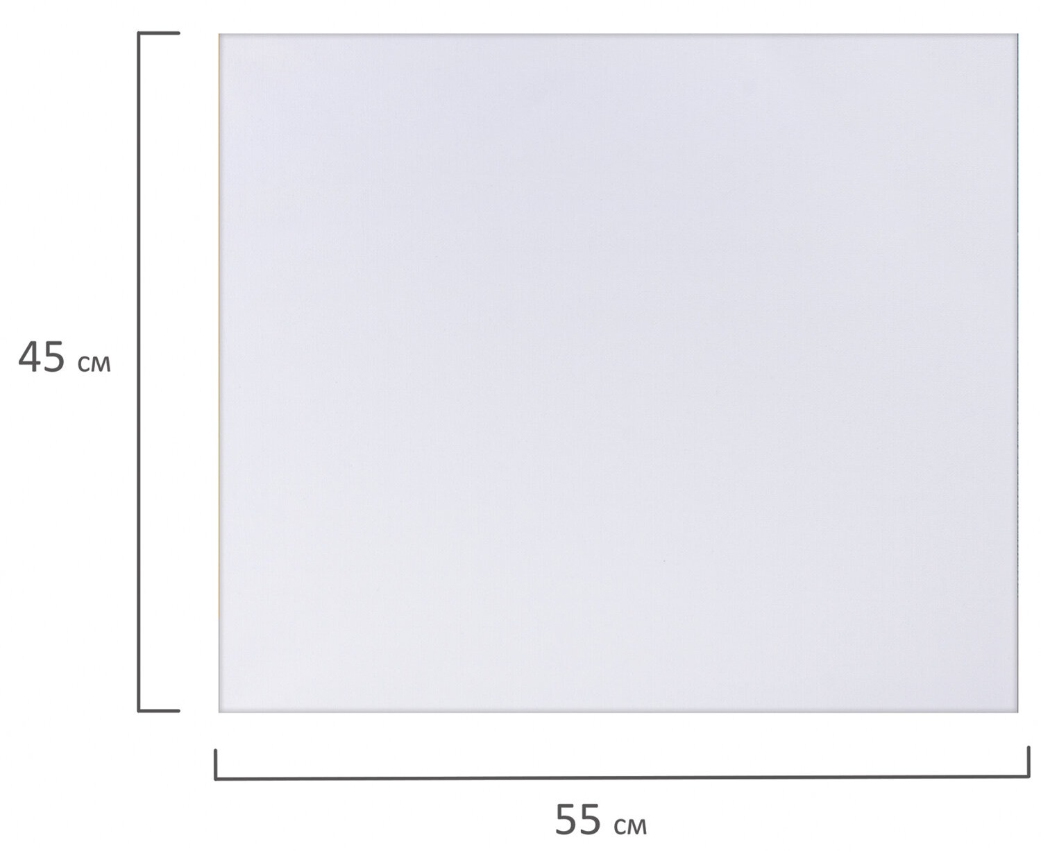 картинка Холст 45*55 см, 280 г/м2, 100% хлопок, на МДФ, грунтованный, BRAUBERG, 192189 от магазина Альфанит в Кунгуре