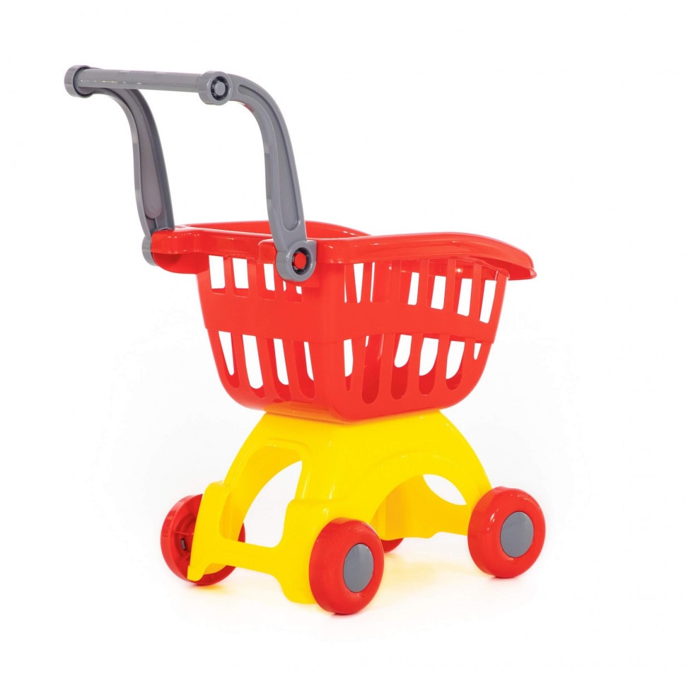 картинка Тележка для супермаркета детская, пластик, ассорти, "Мини", Полесье, 71279 от магазина Альфанит в Кунгуре