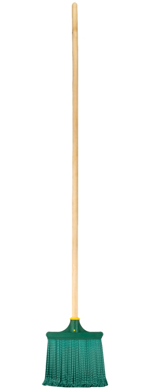 картинка Метла, 120 см, с деревянным черенком, плоская, малая, Vega, 360673 от магазина Альфанит в Кунгуре