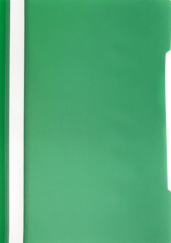 картинка Папка-скоросшиватель с прозрачным верхом, А4, 120 мкм, пластик, зеленый, Бюрократ, PS20GRN/816299 от магазина Альфанит в Кунгуре