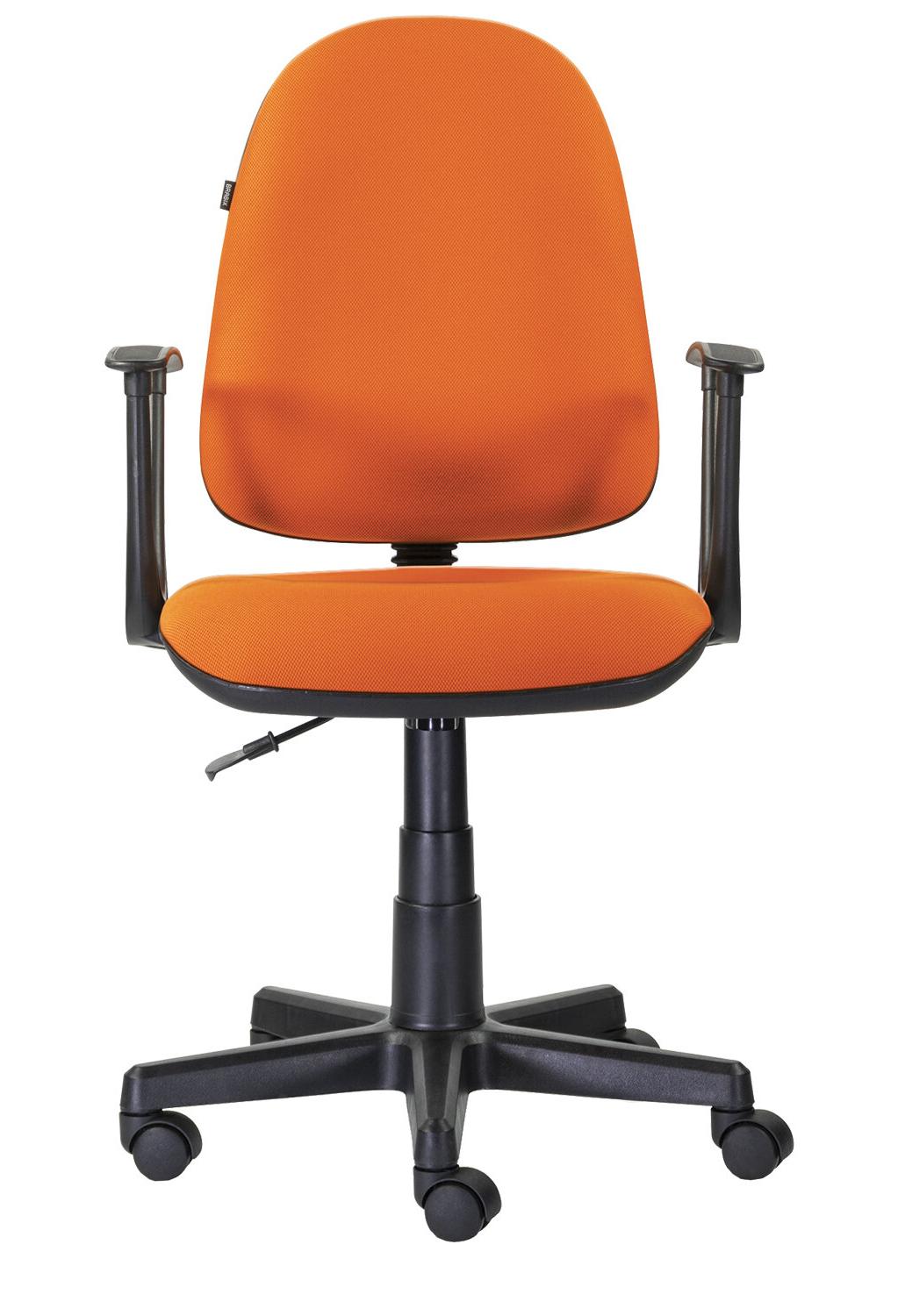 картинка Кресло офисное BRABIX "Prestige Start MG-312", до 80 кг, ткань, оранжевый, эргономичная спинка, 531922 от магазина Альфанит в Кунгуре