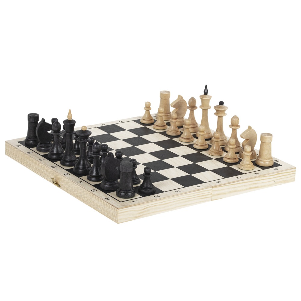 картинка Шахматы, большая доска 40*40, деревянные, "Турнирные", Золотая сказка, 664670 от магазина Альфанит в Кунгуре