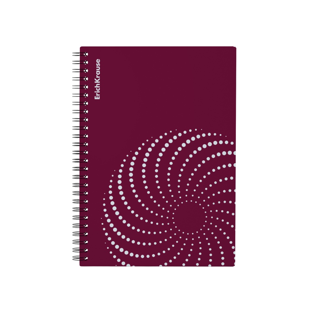 картинка Тетрадь 80 л, А4, клетка, спираль, рубиновый, "Marsalа", Erich Krause, 63428 от магазина Альфанит в Кунгуре