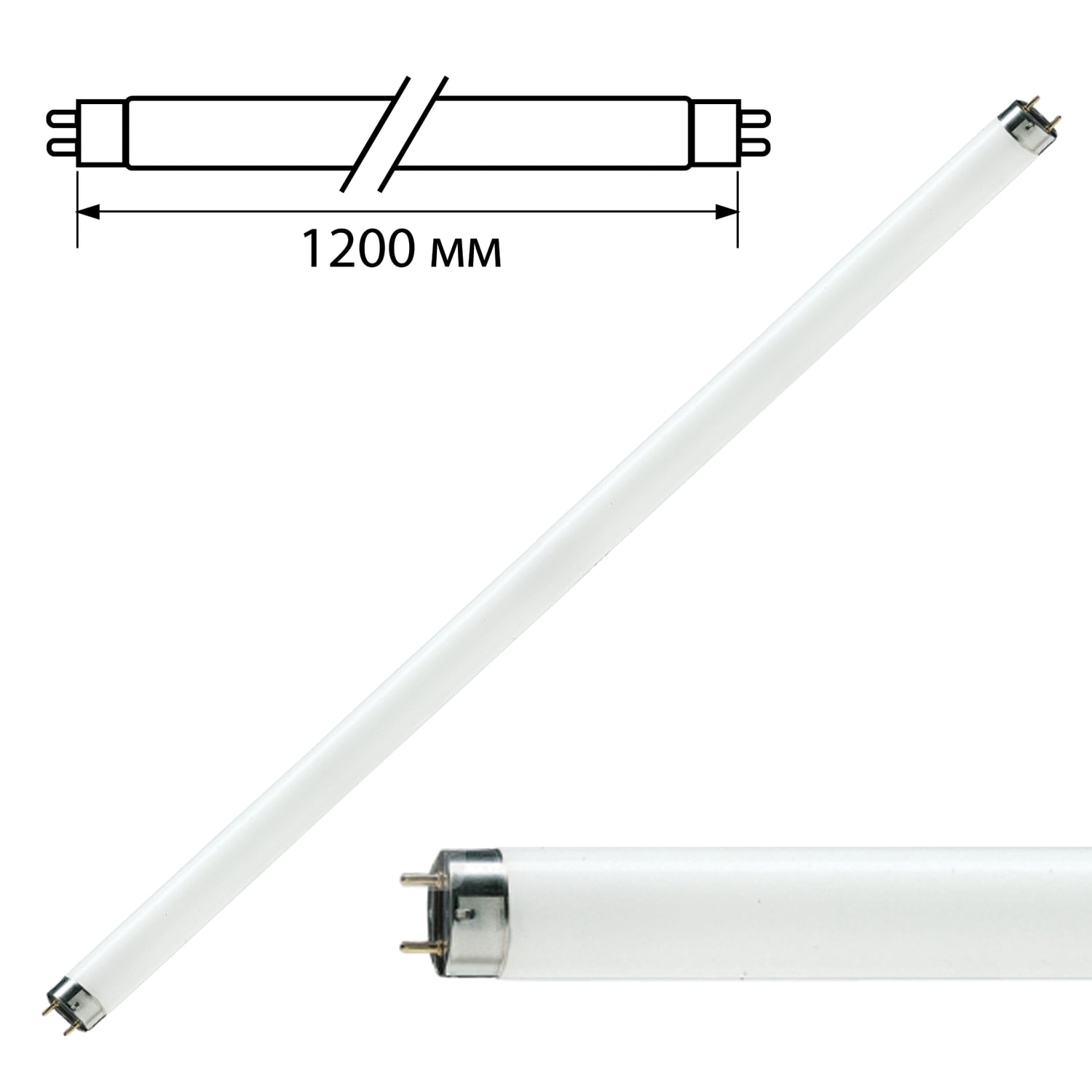 картинка Лампа люминесцентная TL-D 36W/33-640 120 cм, Philips, 450605 от магазина Альфанит в Кунгуре