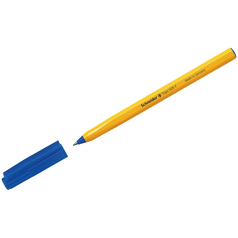 картинка Ручка шариковая, 0,8 мм, синяя, корп. желтый, "Tops F 505", Writing paper, 150503 от магазина Альфанит в Кунгуре