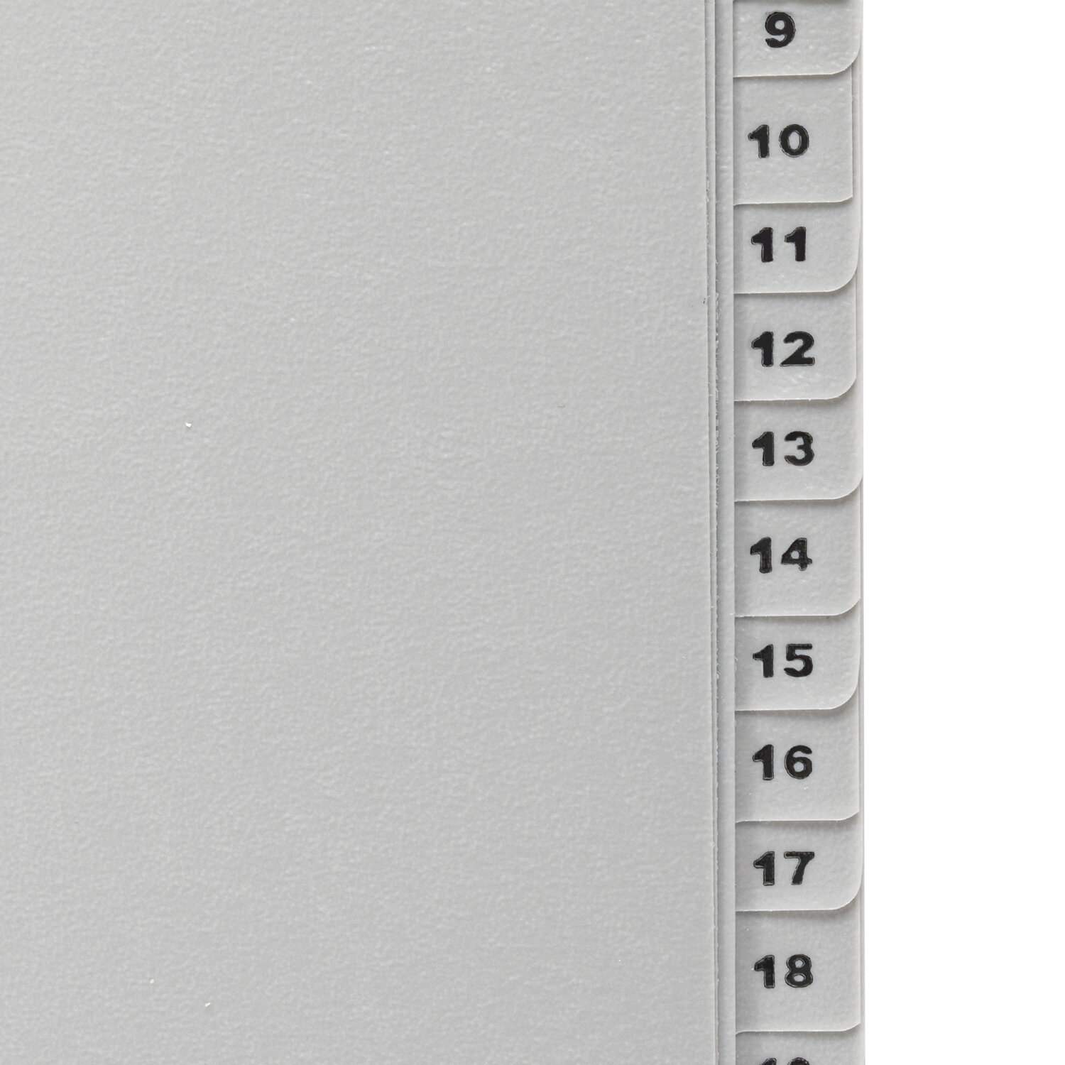 картинка Разделитель листов, А4, 31 л, цифровой, серый, оглавление 1-31, BRAUBERG, 225598 от магазина Альфанит в Кунгуре