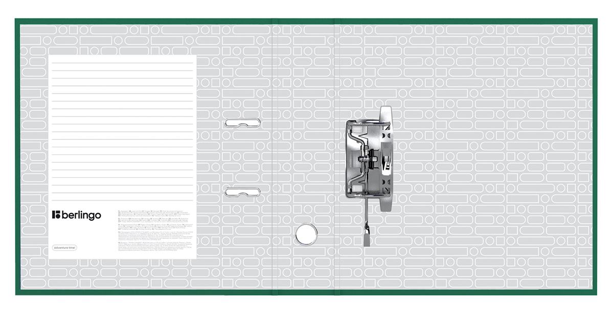 картинка Папка-регистратор, А4, корешок 70 мм, до 550 л, бумвинил, зеленый, без кармана, "Profit", Berlingo, ATb_70304 от магазина Альфанит в Кунгуре
