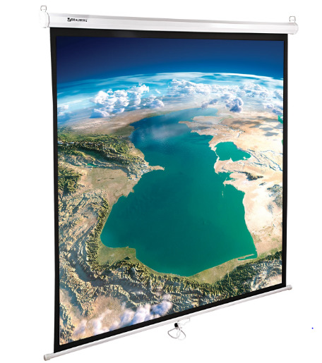 картинка Экран для проектора настенный, 180*180 см, матовый, BRAUBERG WALL, 236726 от магазина Альфанит в Кунгуре