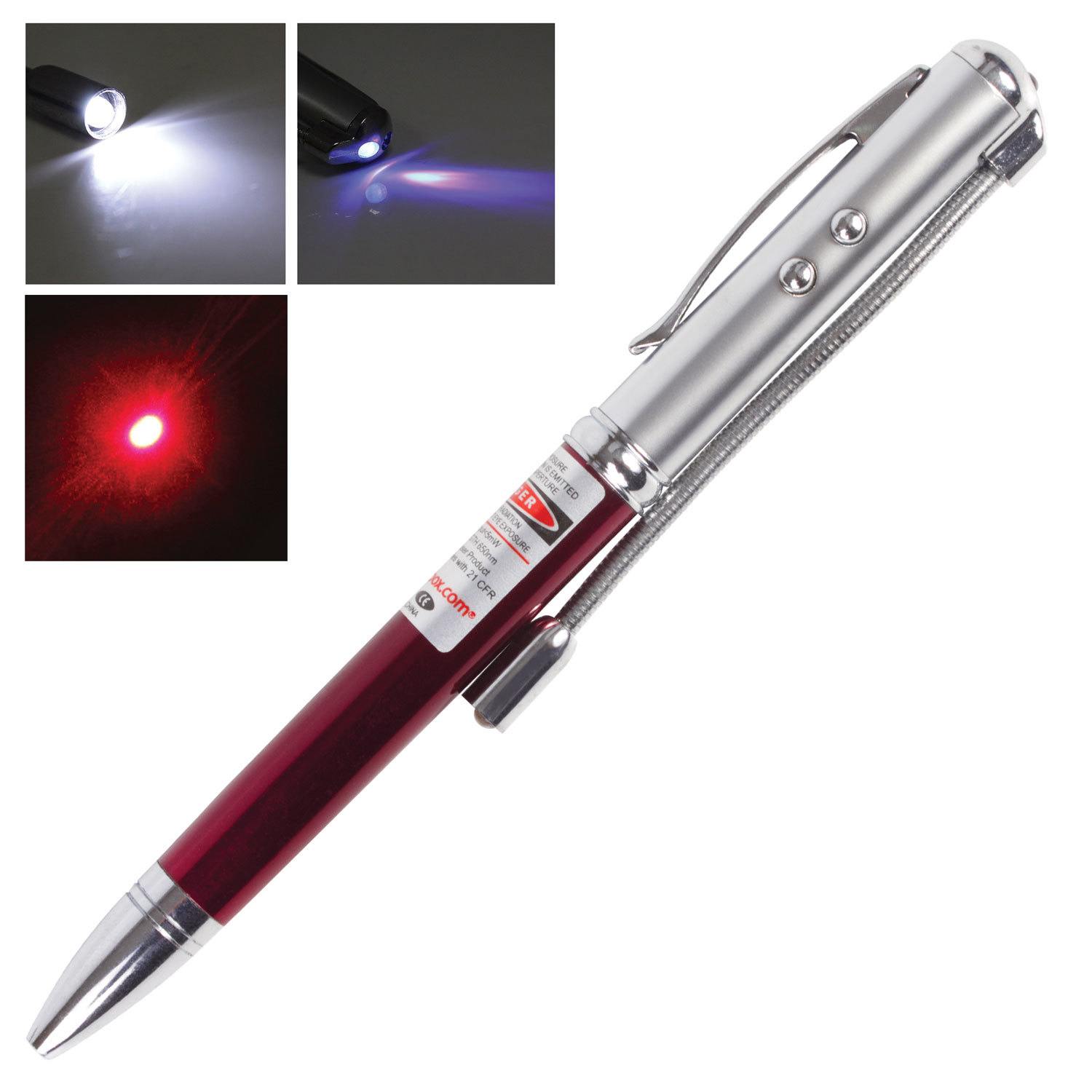 картинка Указка лазерная, 13,5 см, с фонариком, с ручкой, радиус 200 м, красный луч, детектор купюр, TD-RP-36, 236946 от магазина Альфанит в Кунгуре