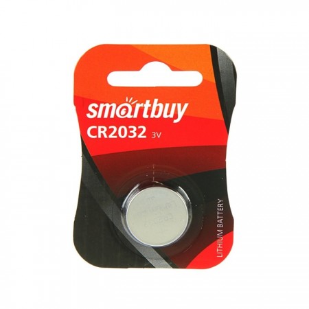 картинка Батарейка CR 2032 круглая, 1*BI, SmartBuy, SBBL-2032-1B от магазина Альфанит в Кунгуре