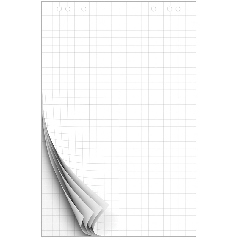 картинка Блокнот для флипчарта, 20 л, 60*90 см, 65 г/м, клетка, OfficeSpace, 257324 от магазина Альфанит в Кунгуре
