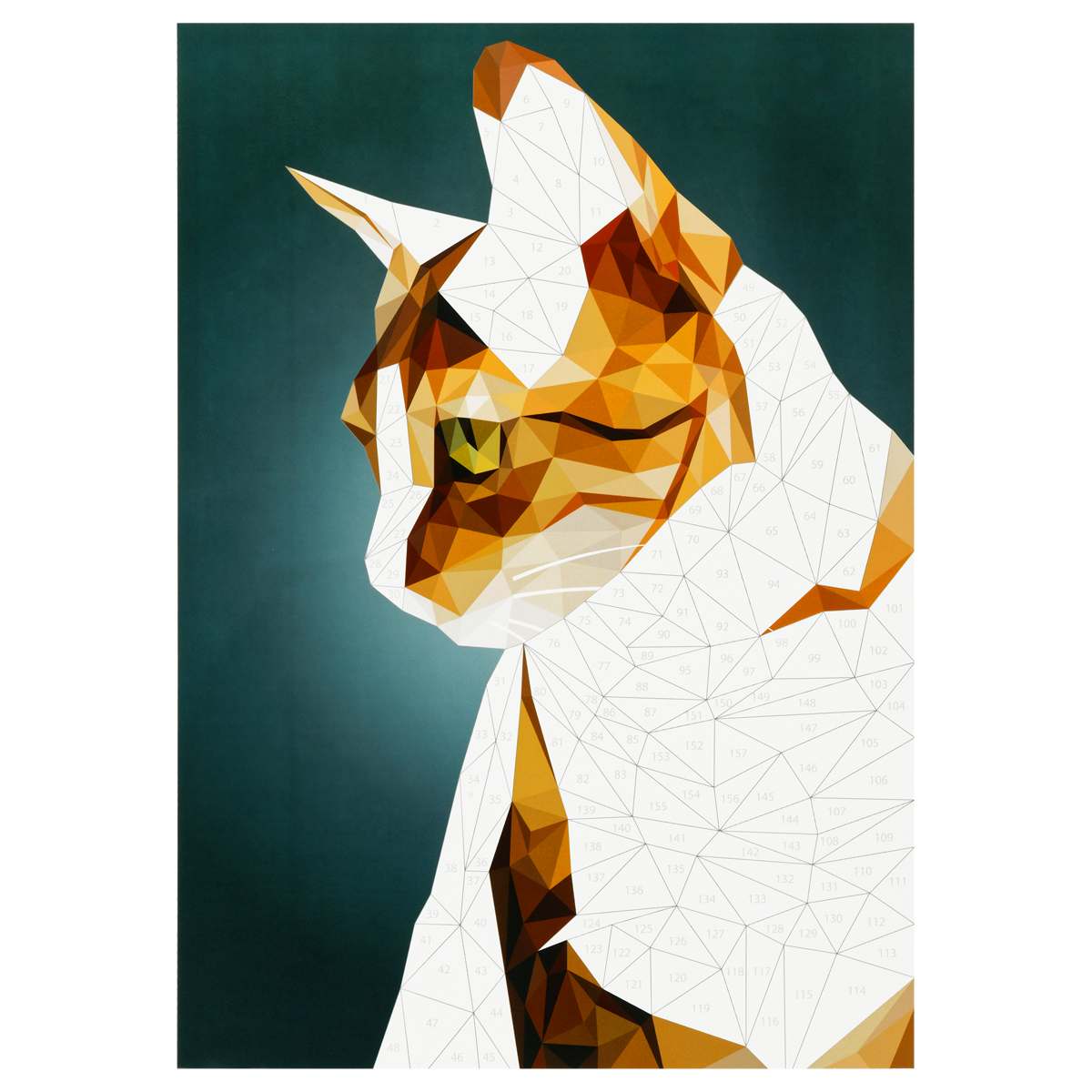 картинка Аппликация бумажная наклейками, А4, 2 основы, "Кошки", Три совы, АПн_51037 от магазина Альфанит в Кунгуре