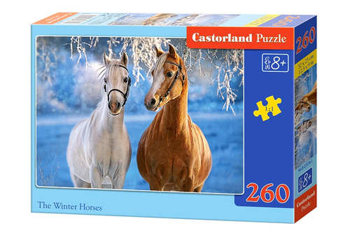 картинка Пазл 260 эл., "Лошади зимой", CastorLand, 27378 от магазина Альфанит в Кунгуре