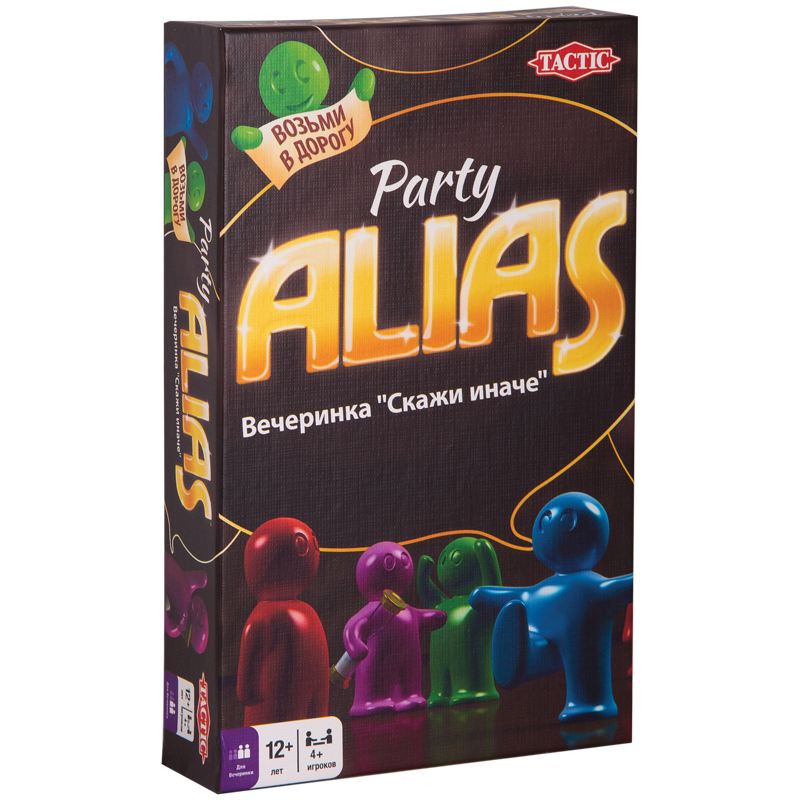 картинка Игра настольная, 90 карточек, компактная версия, "Alias. Party", Tactic, 53370/58792 от магазина Альфанит в Кунгуре