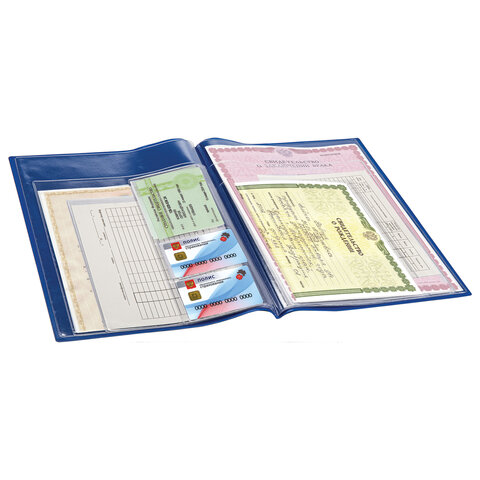 картинка Папка для семейных документов с файлами, свидетельства, полисы, СНИЛС, STAFF, 237806 от магазина Альфанит в Кунгуре