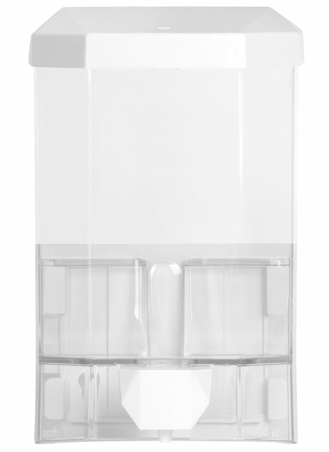 картинка Диспенсер для жидкого мыла, 1 л, наливной, пластик, прозрачный, LAIMA, 605773 от магазина Альфанит в Кунгуре