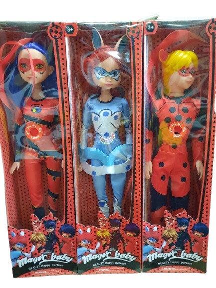 картинка Кукла, 55 см, звук, в коробке, ассорти, "Леди Баг", 917 от магазина Альфанит в Кунгуре