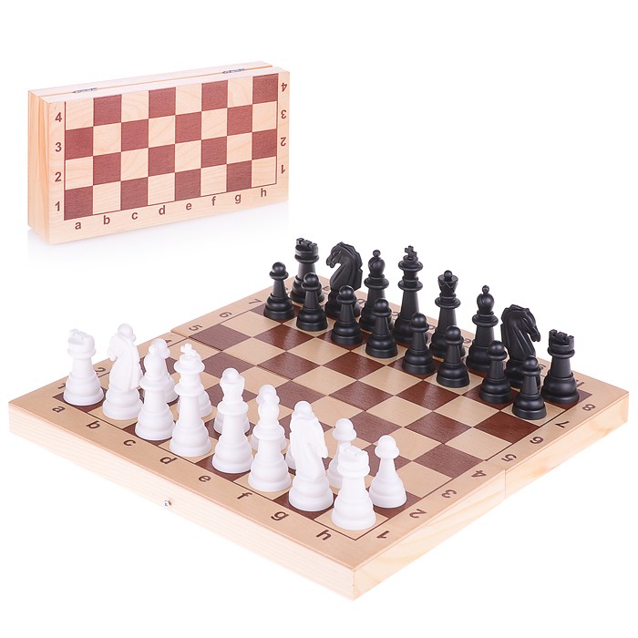 картинка Шахматы, 29*29 см, деревянная коробка, Десятое королевство, 03878 от магазина Альфанит в Кунгуре