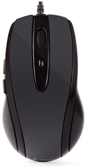 картинка Мышь проводная A4Tech N-708X-1, 800-1600 dpi, USB, черный от магазина Альфанит в Кунгуре