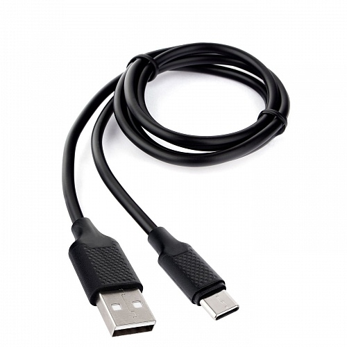 картинка Кабель зарядный Cablexpert Classic 0.2 3A USB 2.0 AM — USB Type C, 1,0 м, белый, CCB-USB2-AMCMO2-1MB от магазина Альфанит в Кунгуре