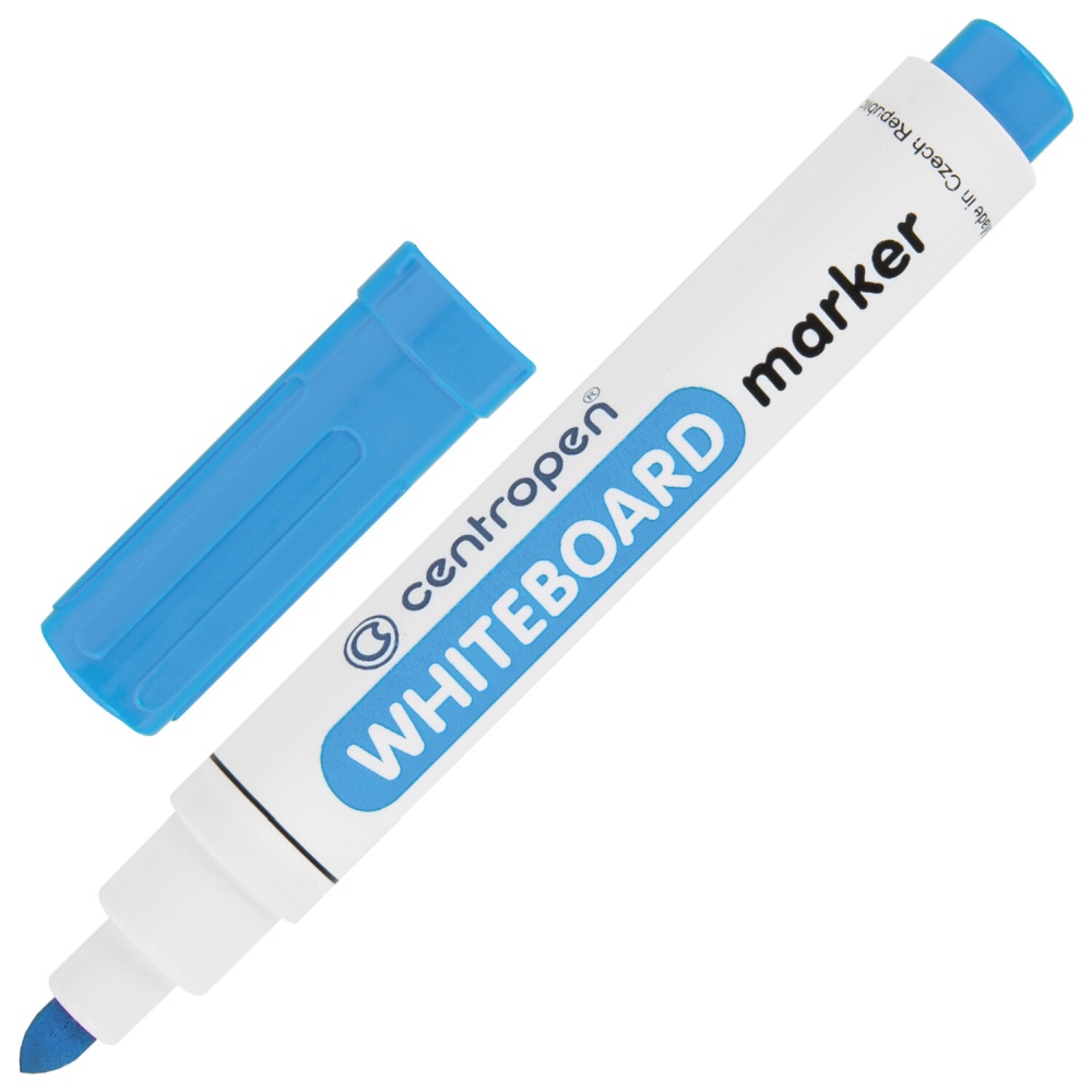 картинка Маркер для доски, 2,5 мм, голубой, "Dry-Wipe", CENTROPEN, 8559, 5 8559 0167 от магазина Альфанит в Кунгуре