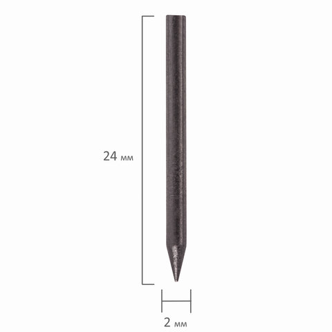 картинка Грифели для циркуля, 5 шт, 2 мм, блистер, BRAUBERG, 210354 от магазина Альфанит в Кунгуре