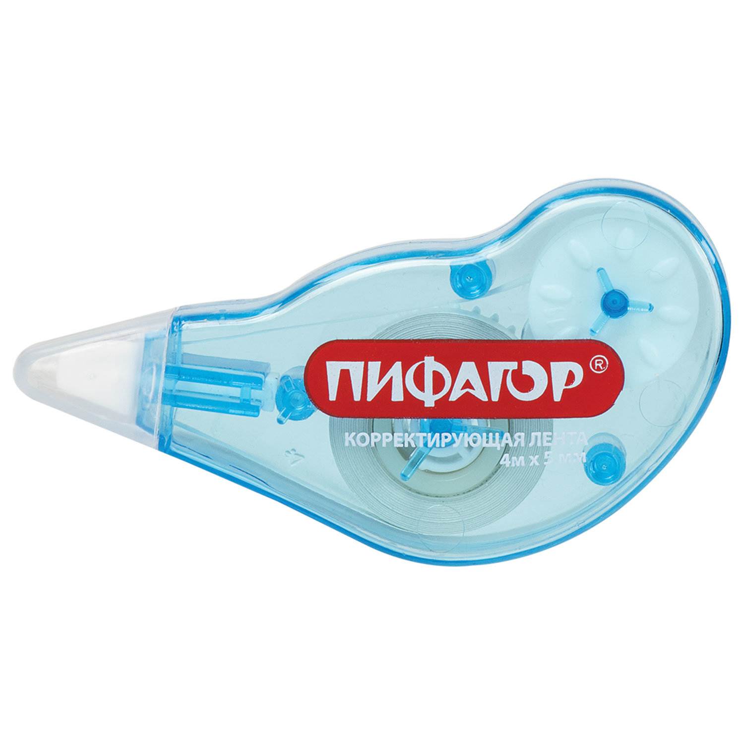 картинка Корректирующая лента, 5мм*4м, механизм перемотки, ПИФАГОР, 227803 от магазина Альфанит в Кунгуре