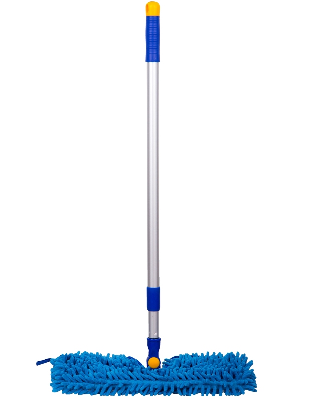 картинка Швабра 75-130 см, микрофибра 40 см, телескопическая ручка, двусторонняя, "Professional", OfficeClean, 266761 от магазина Альфанит в Кунгуре