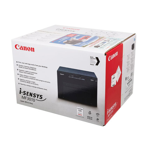 картинка МФУ лазерный Canon i-Sensys MF3010 (принтер/сканер/копир, A4, черно-белый) от магазина Альфанит в Кунгуре