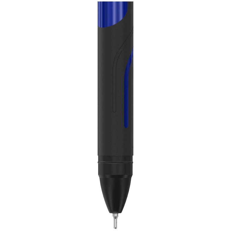 картинка Ручка гелевая, 0,5 мм, синяя, корп. черный/синий, грип, "Shuttle", Berlingo, Cgp_50019 от магазина Альфанит в Кунгуре