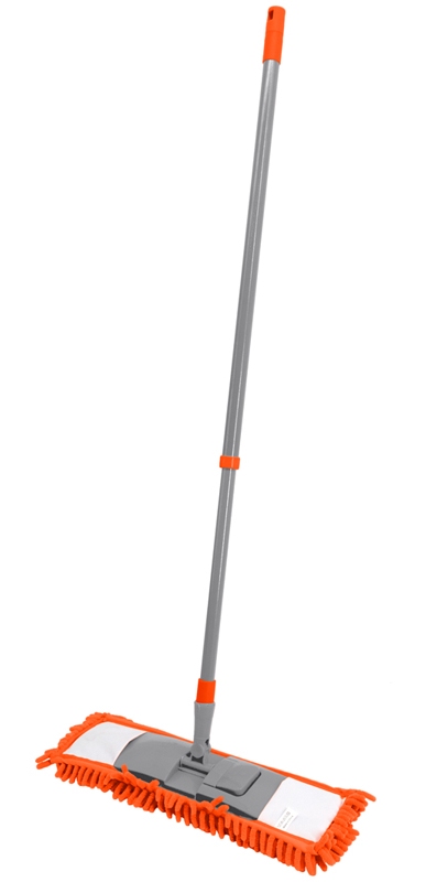 картинка Швабра, 120 см, микрофибра, телескопическая ручка, OfficeClean, 303056 от магазина Альфанит в Кунгуре