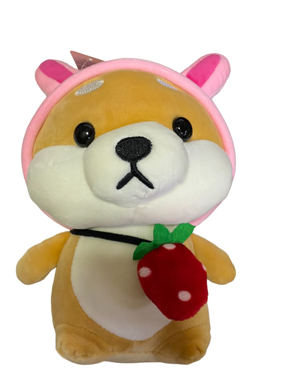 картинка Игрушка мягкая, 20 см, розовый, "Собака сиба-ину", YE81120-5 от магазина Альфанит в Кунгуре
