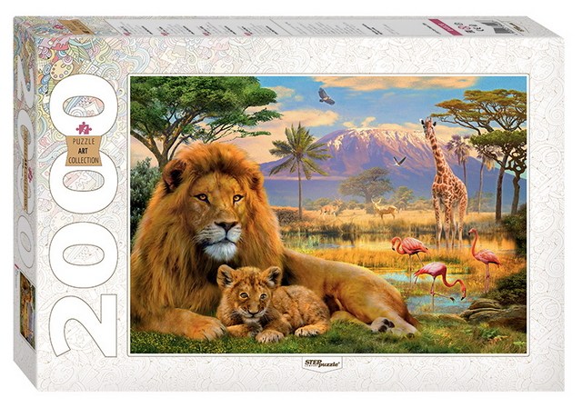картинка Пазл 2000 эл., "Лев", StepPuzzle, 84028 от магазина Альфанит в Кунгуре