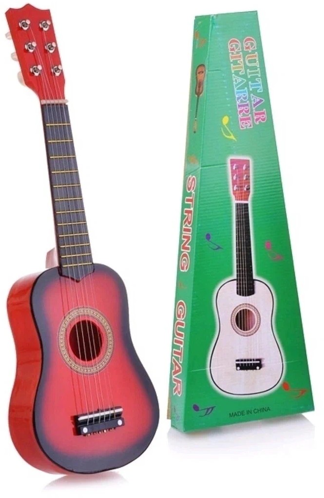 картинка Гитара струнная, 43 см, в коробке, ассорти, S-B19 от магазина Альфанит в Кунгуре