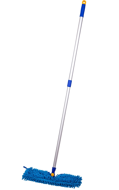 картинка Швабра 75-130 см, микрофибра 40 см, телескопическая ручка, двусторонняя, "Professional", OfficeClean, 266761 от магазина Альфанит в Кунгуре