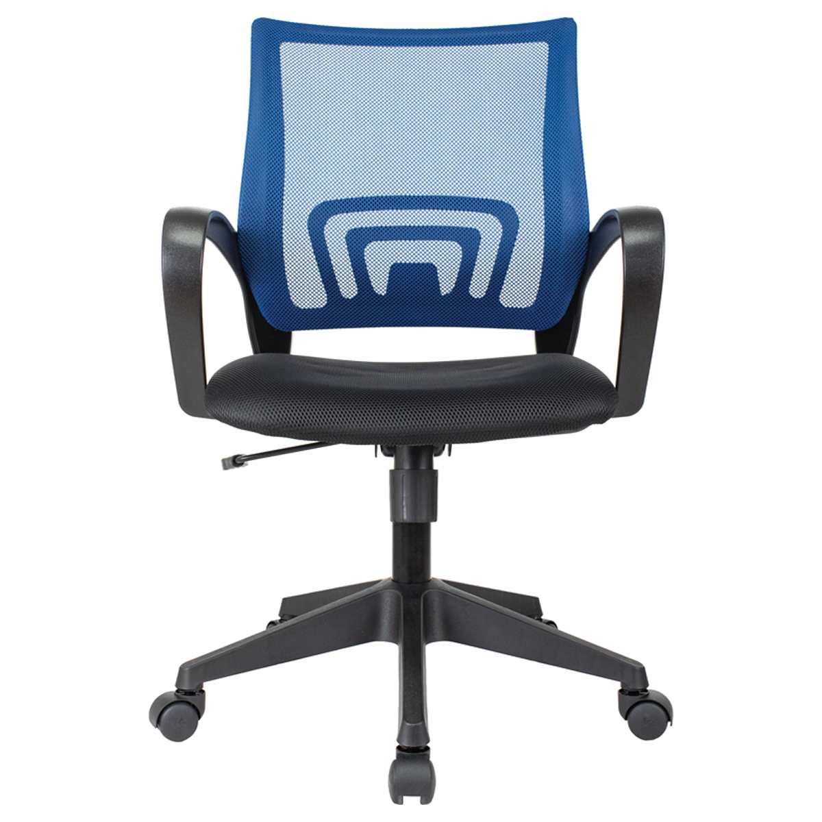 картинка Кресло офисное Helmi "Airy HL-M95", ткань/сетка, синий, механизм качания, 348706 от магазина Альфанит в Кунгуре