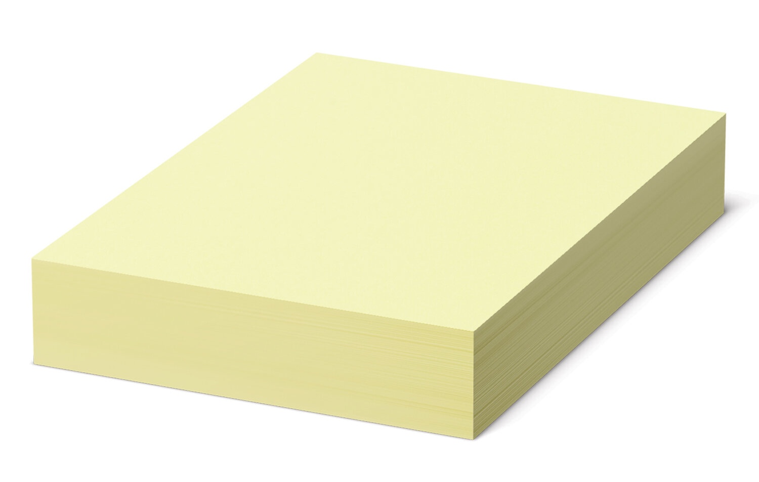 картинка Бумага офисная цветная, А4, 500 л, 1 цв, 80 г/м2, желтая пастель, BRAUBERG, 115220 от магазина Альфанит в Кунгуре