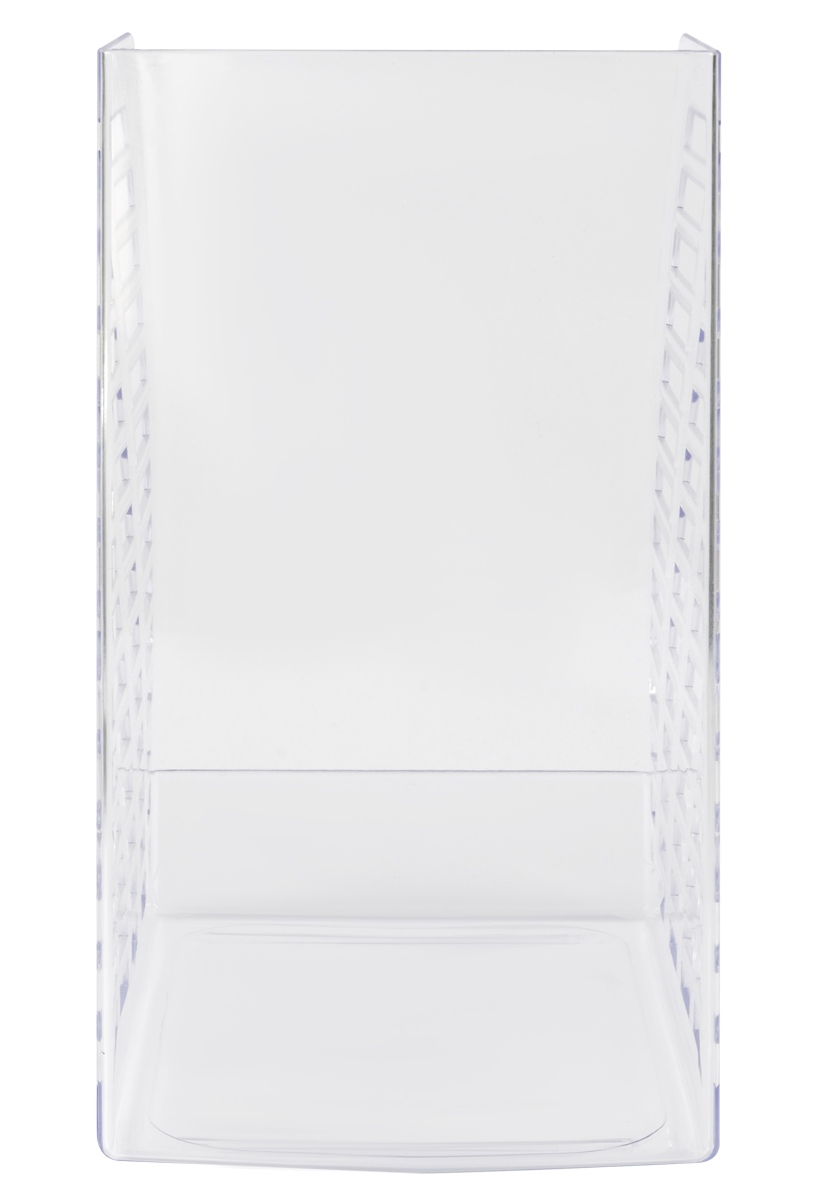 картинка Лоток для бумаг вертикальный 1 отдел, 160 мм, пластик, прозрачный, "XXL", СТАММ, ЛТВ-30554 от магазина Альфанит в Кунгуре