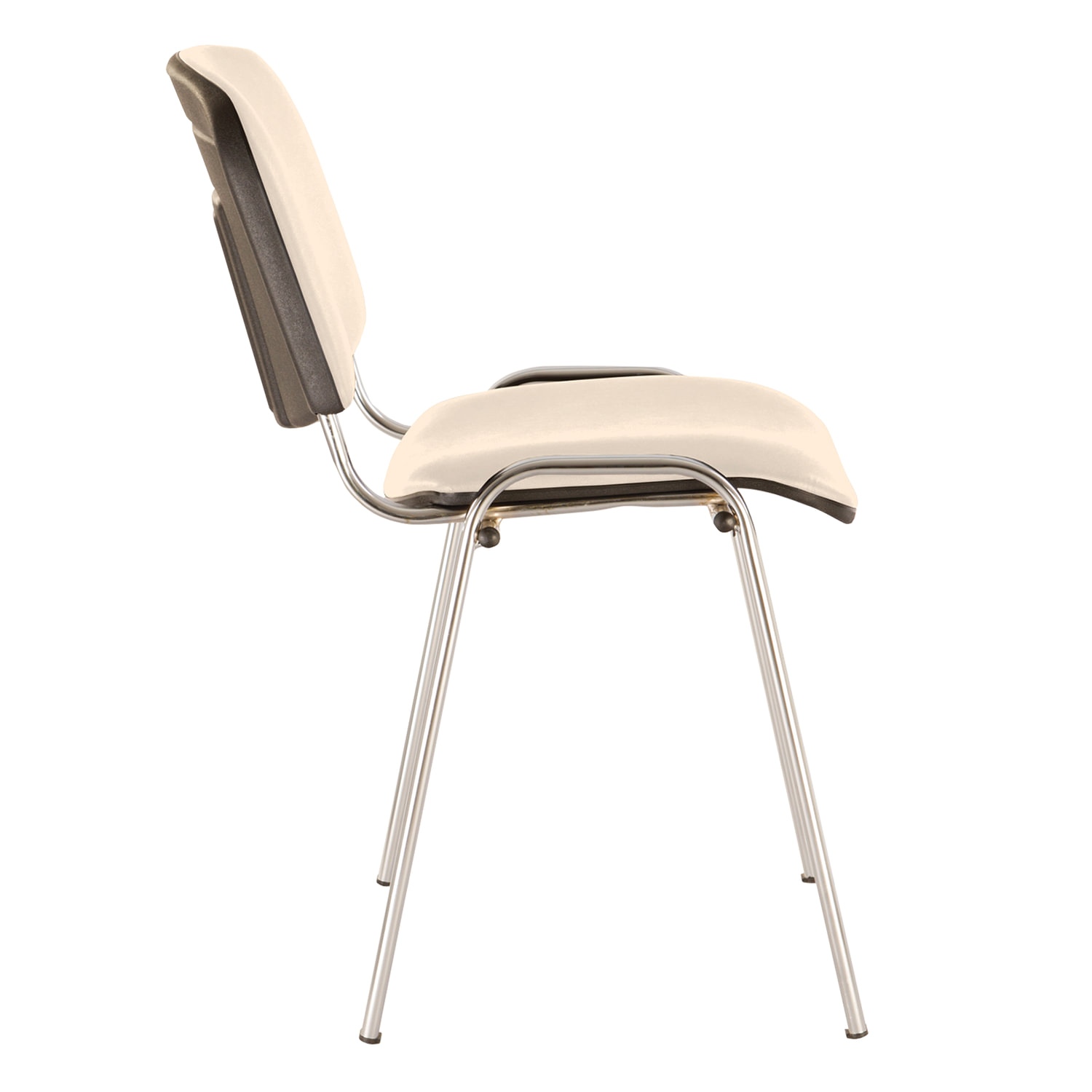 картинка Стул для персонала и посетителей BRABIX "Iso CF-001", кожзам, бежевый, 531425 от магазина Альфанит в Кунгуре