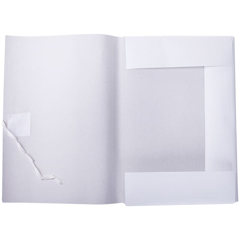 картинка Папка на завязках, А4, 440 г/м2, до 200 л, картон, белый, мелованный, OfficeSpace, 257304 от магазина Альфанит в Кунгуре