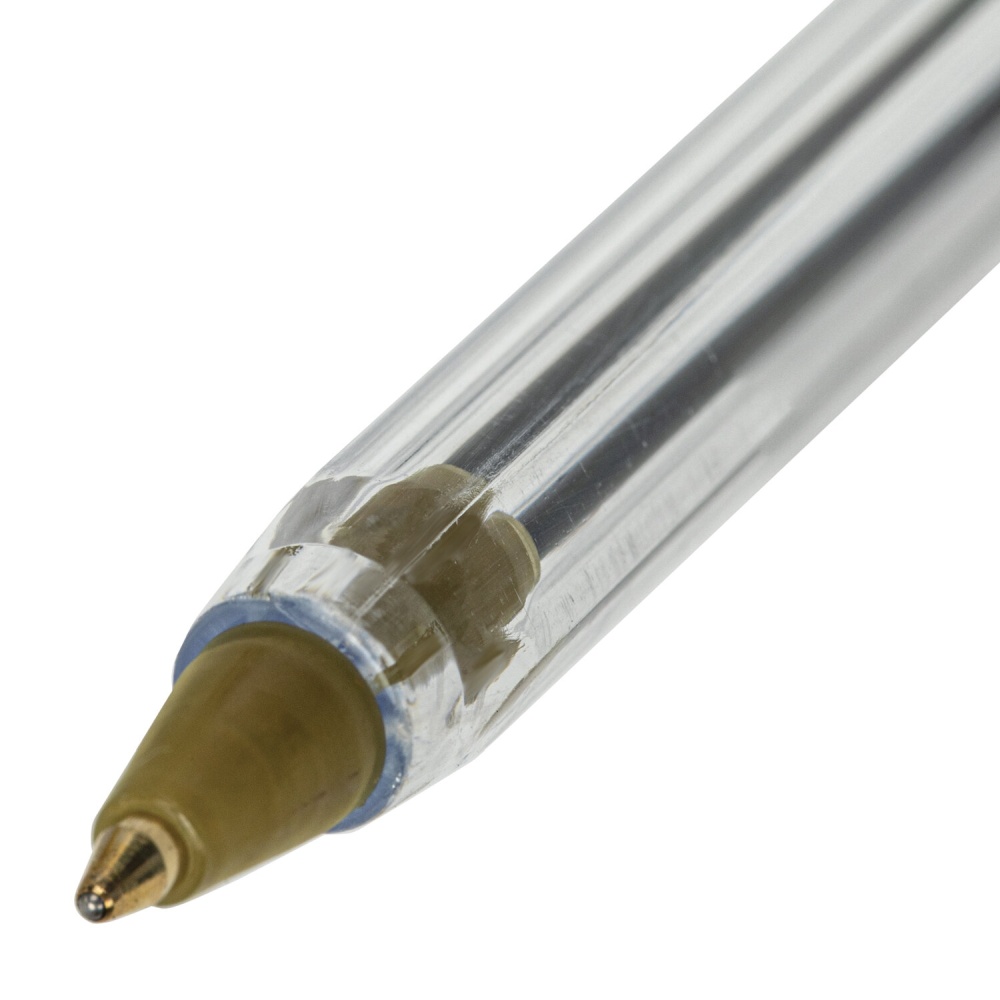 картинка Набор шариковых масляных ручек, 4 шт, 1 цв, 1,0 мм, синий, "Basic Budget BP-04", STAFF, 143873 от магазина Альфанит в Кунгуре
