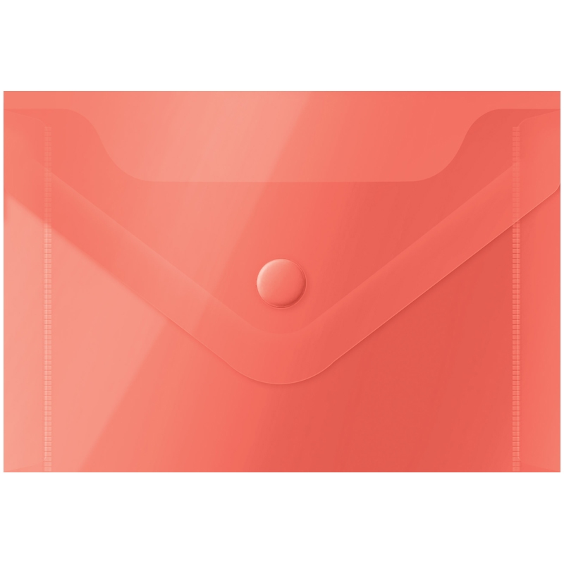 картинка Папка-конверт на кнопке, А7, 150 мкм, красный, OfficeSpace, 281228 от магазина Альфанит в Кунгуре